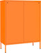 vidaXL - Ladekast - 80x35x101,5 - cm - staal - oranje