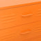 vidaXL - Ladekast - 80x35x101,5 - cm - staal - oranje