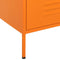 vidaXL - Ladekast - 80x35x101,5 - cm - staal - oranje