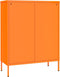vidaXL - Ladekast - 80x35x101,5 - cm - staal - oranje