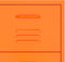 vidaXL - Ladekast - 80x35x101,5 - cm - staal - oranje