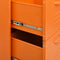 vidaXL - Ladekast - 80x35x101,5 - cm - staal - oranje