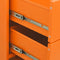 vidaXL - Ladekast - 80x35x101,5 - cm - staal - oranje