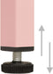 vidaXL - Ladekast - 80x35x101,5 - cm - staal - roze