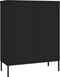 vidaXL - Ladekast - 80x35x101,5 - cm - staal - zwart
