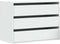 vidaXL - Ladekast - 80x41x58 - cm - bewerkt - hout - wit