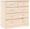 vidaXL - Ladekast - ALTA - 77x35x73 - cm - massief - grenenhout