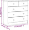 vidaXL - Ladekast - ALTA - 77x35x73 - cm - massief - grenenhout - wit