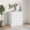 vidaXL - Ladekast - ALTA - 77x35x73 - cm - massief - grenenhout - wit