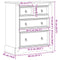 vidaXL - Ladekast - Corona - 80x43x91 - cm - massief - grenenhout