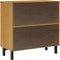 vidaXL - Ladekast - FLAM - 80x40x80 - cm - massief - grenenhout