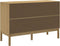vidaXL - Ladekast - FLORO - massief - grenenhout - wasbruin