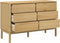 vidaXL - Ladekast - FLORO - massief - grenenhout - wasbruin