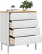 vidaXL - Ladekast - FLORO - massief - grenenhout - wit