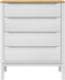 vidaXL - Ladekast - FLORO - massief - grenenhout - wit