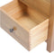 vidaXL - Ladekast - hoog - 45x32x110 - cm - massief - eikenhout