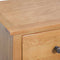 vidaXL - Ladekast - hoog - 45x32x110 - cm - massief - eikenhout