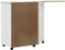 vidaXL - Ladekast - met - bureau - MOSS - verrijdbaar - massief - grenenhout - wit