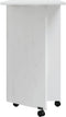 vidaXL - Ladekast - met - bureau - MOSS - verrijdbaar - massief - grenenhout - wit