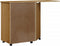 vidaXL - Ladekast - met - bureau - MOSS - verrijdbaar - massief - grenen - honingbruin