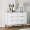 vidaXL - Ladekast - MOLDE - 113x40x80 - cm - massief - grenenhout - wit