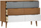 vidaXL - Ladekast - MOLDE - 113x40x80 - cm - massief - grenenhout - bruin