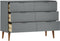 vidaXL - Ladekast - MOLDE - 113x40x80 - cm - massief - grenenhout - grijs