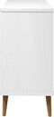 vidaXL - Ladekast - MOLDE - 113x40x80 - cm - massief - grenenhout - wit
