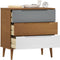 vidaXL - Ladekast - MOLDE - 80x40x80 - cm - massief - grenenhout - bruin