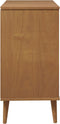 vidaXL - Ladekast - MOLDE - 80x40x80 - cm - massief - grenenhout - bruin