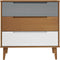 vidaXL - Ladekast - MOLDE - 80x40x80 - cm - massief - grenenhout - bruin