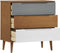 vidaXL - Ladekast - MOLDE - 80x40x80 - cm - massief - grenenhout - bruin