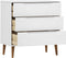 vidaXL - Ladekast - MOLDE - 80x40x80 - cm - massief - grenenhout - wit