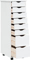vidaXL - Ladekast - MOSS - verrijdbaar - massief - grenenhout - wit