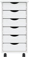 vidaXL - Ladekast - MOSS - verrijdbaar - massief - grenenhout - wit