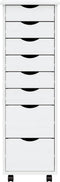 vidaXL - Ladekast - MOSS - verrijdbaar - massief - grenenhout - wit