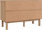 vidaXL - Ladekast - OTTA - 111x43x73,5 - cm - grenenhout - bruin - en - grijs