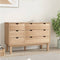 vidaXL - Ladekast - OTTA - 111x43x73,5 - cm - massief - grenenhout