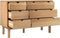 vidaXL - Ladekast - OTTA - 111x43x73,5 - cm - massief - grenenhout