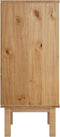 vidaXL - Ladekast - OTTA - 45x39x90 - cm - massief - grenenhout