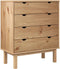 vidaXL - Ladekast - OTTA - 76,5x39,5x90 - cm - massief - grenenhout