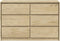 vidaXL - Ladekast - SAUDA - 111x43x73,5 - cm - massief - grenenhout - eikenkleurig