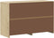 vidaXL - Ladekast - SAUDA - 111x43x73,5 - cm - massief - grenenhout - eikenkleurig