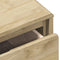 vidaXL - Ladekast - SAUDA - 111x43x73,5 - cm - massief - grenenhout - eikenkleurig