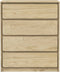 vidaXL - Ladekast - SAUDA - 76,5x39x91 - cm - massief - grenenhout - eikenkleurig