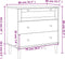 vidaXL - Ladekast - SENJA - rattan-look - 80x40x80 - cm - massief - grenenhout - wit