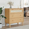 vidaXL - Ladekast - SENJA - rattan-look - 80x40x80 - cm - massief - grenenhout - bruin