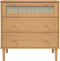 vidaXL - Ladekast - SENJA - rattan-look - 80x40x80 - cm - massief - grenenhout - bruin