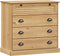 vidaXL - Ladekast - VIGO - 80x40x76 - cm - massief - grenenhout