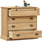 vidaXL - Ladekast - VIGO - 80x40x76 - cm - massief - grenenhout